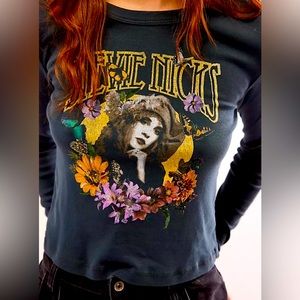 Daydreamer Stevie Nicks Visit Flower Collage Tee NWOT Size Small Sold Out
